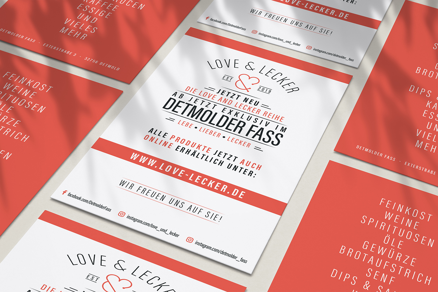 Label Logo print love and lecker detmolder fass