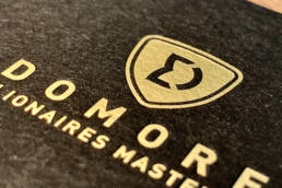 Domore Logo DM Letterpress
