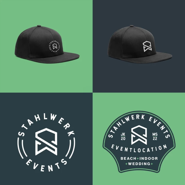 Stahlwerk-Events Logodesign Badge
